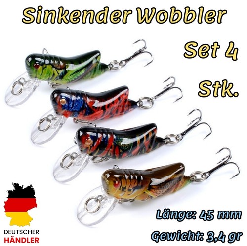 4er 8er set insekten wobbler - 4er/8er,