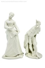PAAR Commedia dell’arte Porzellan Figur Nymphenburg Pantalone Julia Bustelli