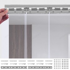 Transparent streifen vorhang - transparent,