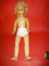alte große DDR Vintage  Puppe 58 cm Schlafaugen