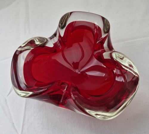 Murano glas aschenbecher - glas,
