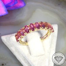 Wert 1890 € Turmalin Ring 585 14 Karat Gelb Gold xxyy