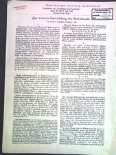 Zur neueren Entwicklung der