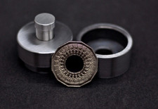 1/2" LOCHER für Australian Fifty-Cent 50 Cent Coin Ring Tool CENTER PUNCH Loch