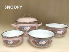 SNOOPY Emaille Topf und