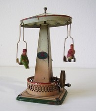 Antikes Antriebsmodell Doll Karussell Blech vor 1945
