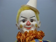 Steiff 35 Filzpuppe Clown !!! MUSTER !!! Archiv 1936 !!! Druckstimme !!! TOPP