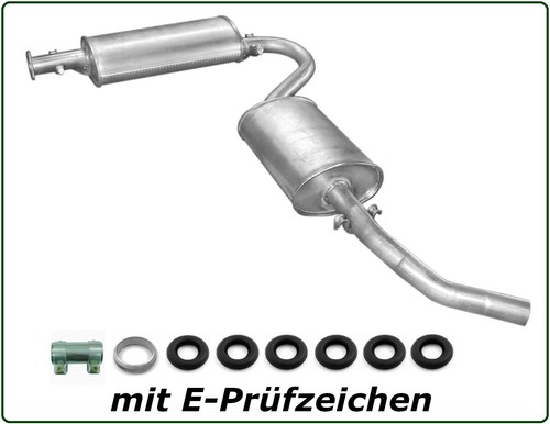 Auspuff set für - set, ducato