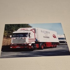 G & J Jack Ltd Fish Merchants Fraserburgh Scania 143 LKW/LKW Foto 6x4 