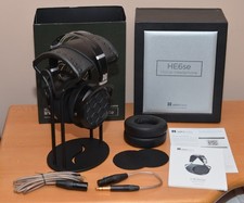 HiFiMAN HE6se v1 planar headphones with grill mod + suede earpads