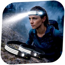 2x LED Stirnlampe,Kopflampe