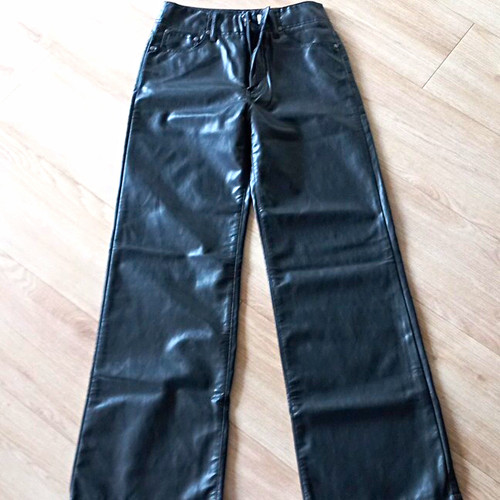 Zara damen kunstlederhose - zara,