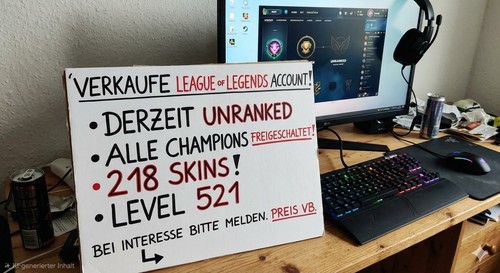 Leauge legends lol account - leauge,