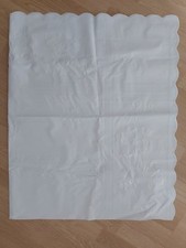 Tischdecke Shabby Chic Weiß Plastik Waschbar neu 