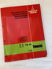 ? DEUTZ Werkstatthandbuch Getriebe DX 85 90 110 Reperaturanleitung , TW 90 ?
