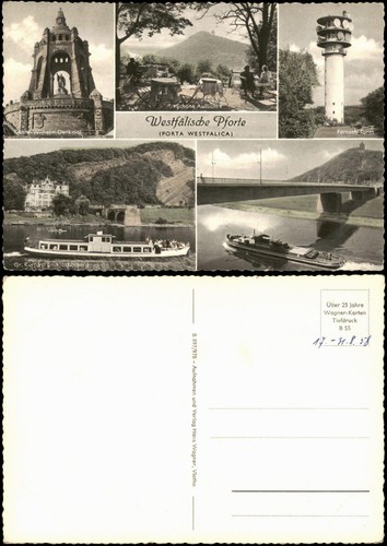 Porta westfalica mehrbildkarte - westfalica,