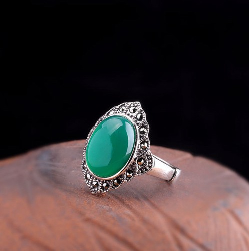 I03 ring romantisch grüner - ring,
