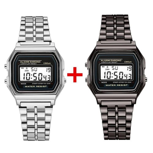 2stück digital armbanduhr - digital,