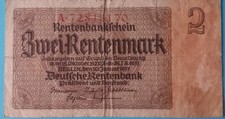 Deutschland 2 Rentenmark 1937