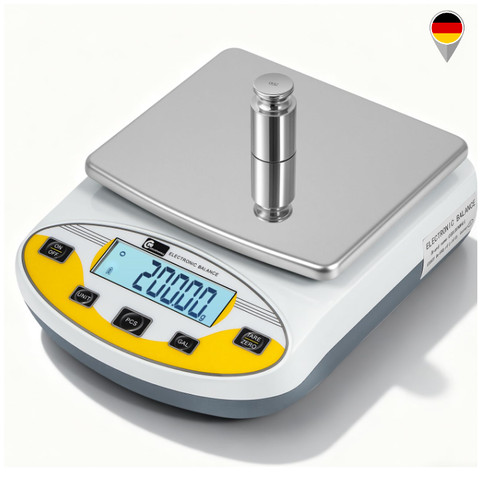 Laborwaage 5000g 01g zählen - laborwaage,