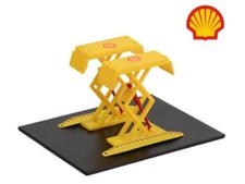 Verstellbare Hebebühne -  Double Scissor Lifts  - SHELL - Greenlight 1:64