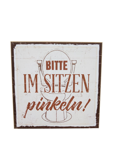 Typestoff holzschild mit - typestoff,