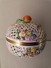 HEREND Große Dose Deckeldose