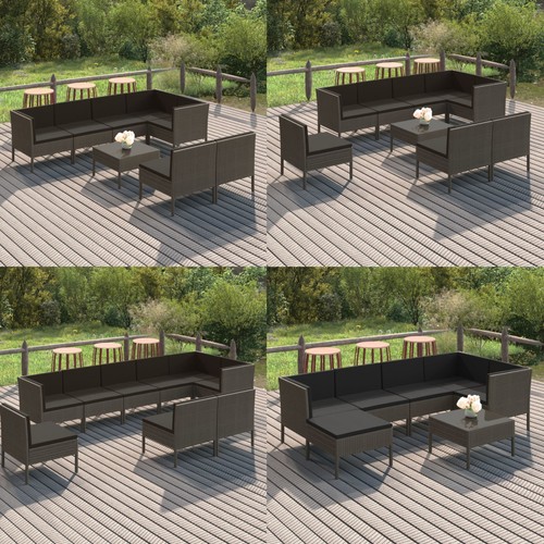 Garten lounge set mit kissen - set,