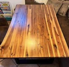 Esstisch Baumkante Echtholz 120x80