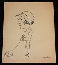 Karikatur Portrait Zeichnung