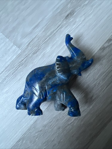 Elefant figur aus lapislazuli - lapislazuli,