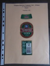 Bieretiketten, China, Qingdao, Tsingtao Brewery Company
