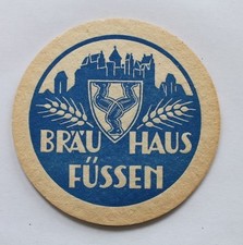 Bierdeckel - Brauhaus Füssen - Pils - Hell Export - Märzen Urtyp - Bock