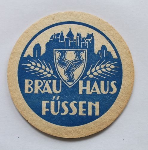 Bierdeckel brauhaus füssen - bierdeckel,
