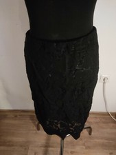 MARC CAIN chicer Spitzenrock Schlupfrock schwarz Gr. N2/N3 TOP BB1121