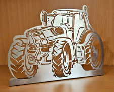 Aufsteller Deutz Agrotron 8280 Trecker aus Edelstahl 20cm hoch Traktor Schlepper