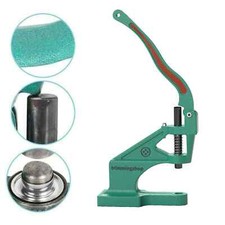 Gusseisen Handpresse Maschine Grün für Ösen Snaps Nieten Stanzwerkzeuge Sätze