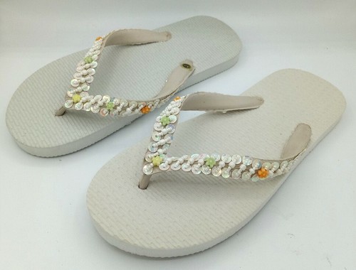 Badelatschen sandalen perlen - badelatschen,