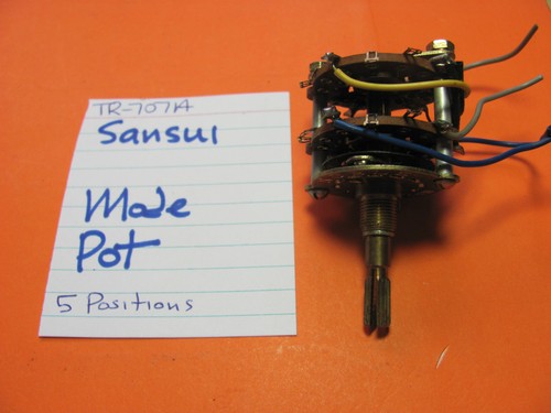 Sansui 707a mode - 📈sansui, pot