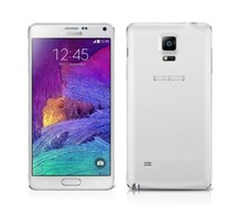 Samsung Galaxy Note 4 in Weiß Handy Dummy Attrappe - Requisit Deko Aussteller