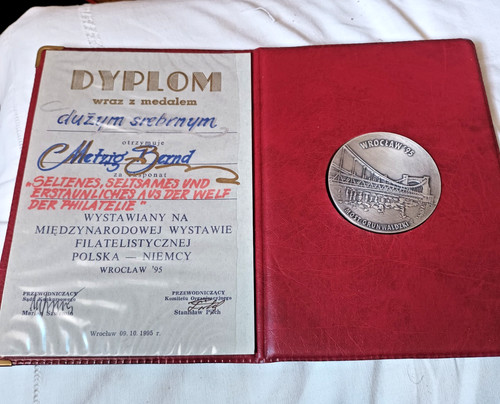 Silbermedaille mit diplom - mit,