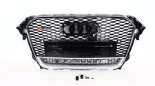 Für Audi A4 B8 2012-2015 Wabengrill Grill RS4 Chrome  Quattro Style