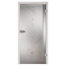 Glastür mit hochwertiger