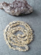 Halskette Citrin Chips Endlos Gebraucht