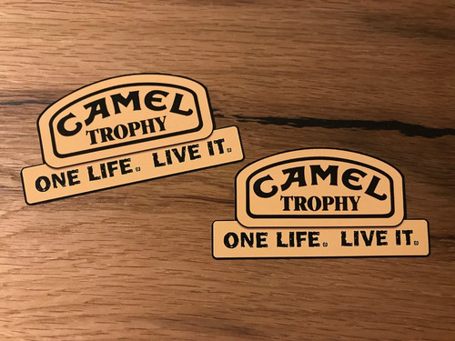 Camel trophy aufkleber - trophy,