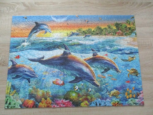 Puzzle 1000 teile dolphins - puzzle,