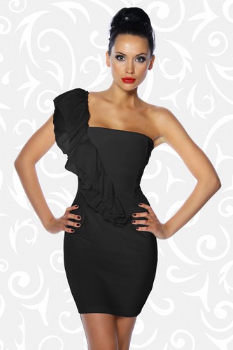 12426 damen kleid schwarz - 12426,