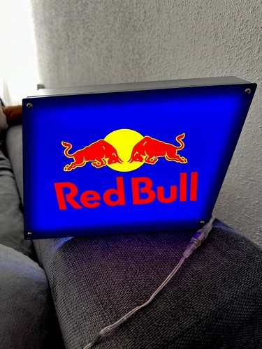 Red bull leuchtreklame - red,