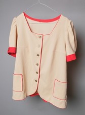 Vintage Bluse Weste M L 40 42