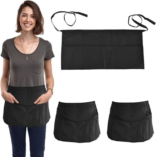 Schwarze kellner schürzen 3er - kellner,